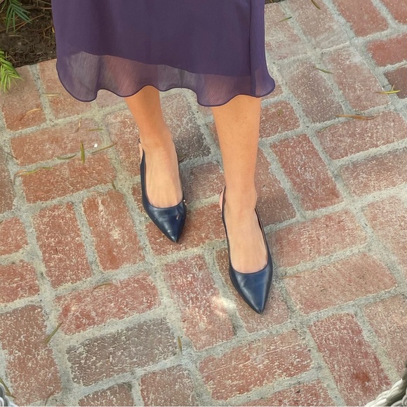 Alfani step and flex blue/purple pointed heels 
2 in - Picture 2 of 6